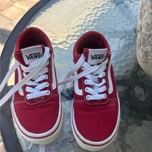 Red vans size 11